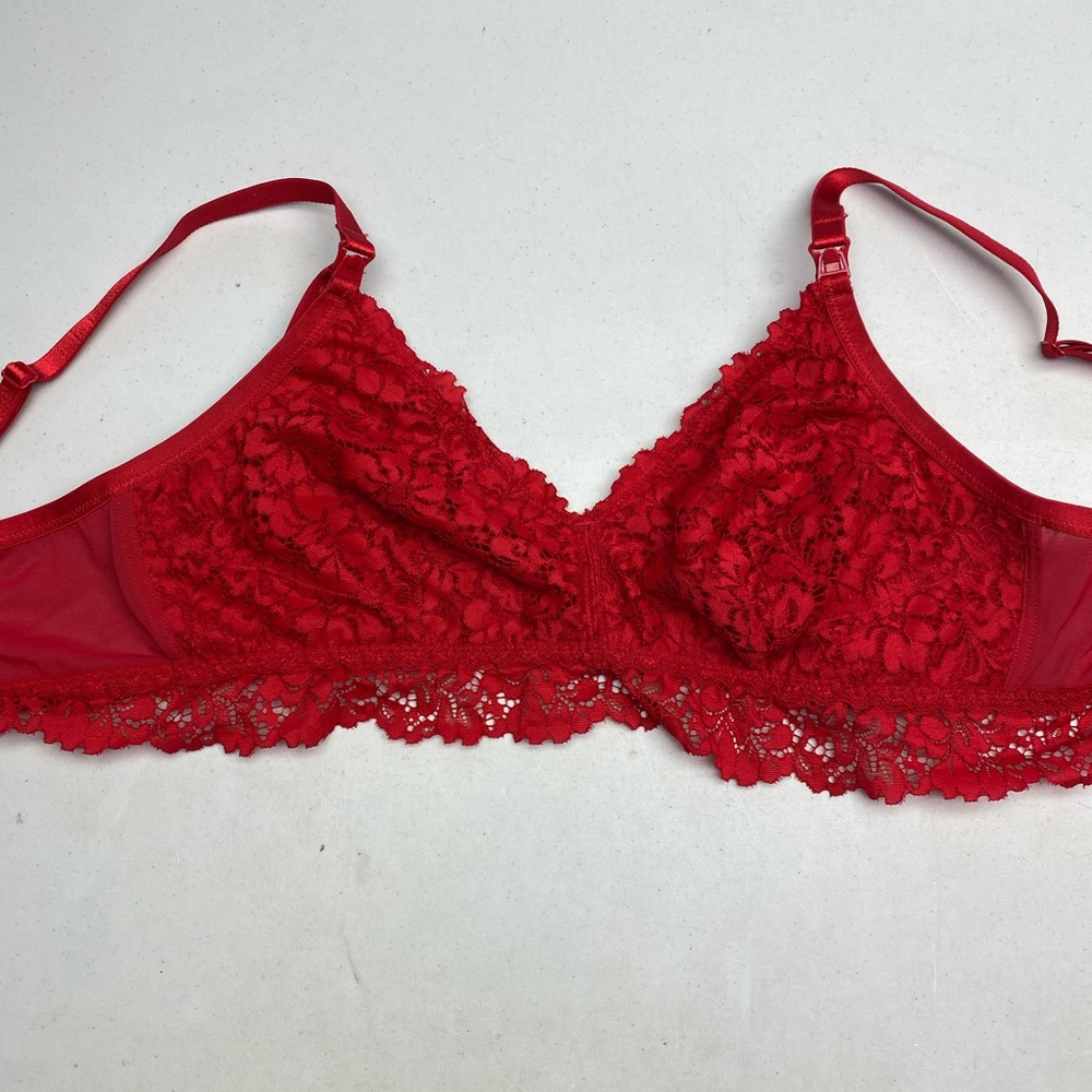 LVR RED Nursing Bralette, XL. *P1027